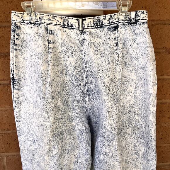 VTG 80s Levi's Sportswear Acid Wash Pleated Hi Rise Tapered Denim Jeans Plus 16 - Picture 13 of 16